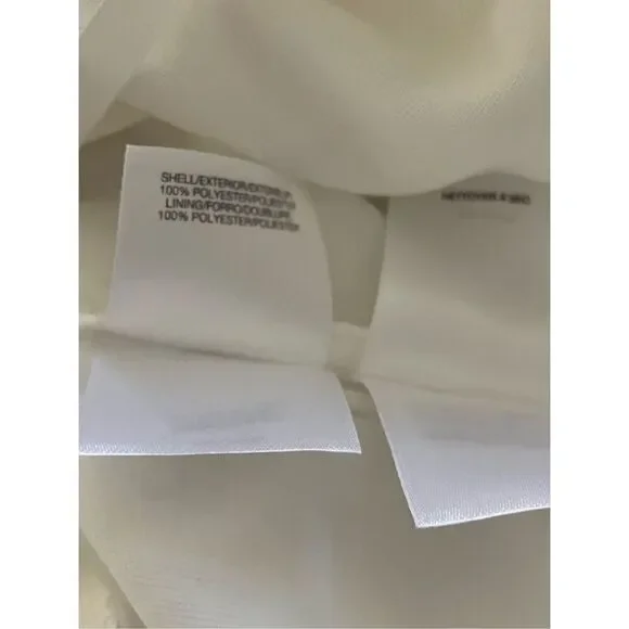 Black Label by Evan-Picone white Lace Dress size 14 New - Picture 11 of 11